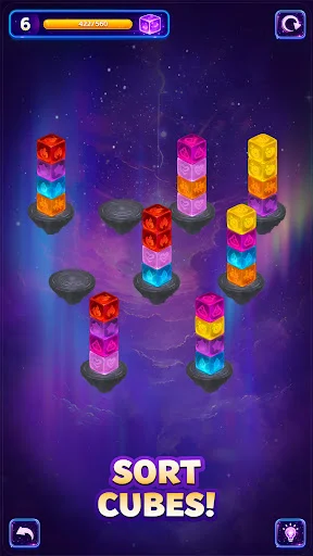 Download Magic Cubes: Sort Puzzle Terbaru – Game Asah Otak Gratis - Screenshot 1