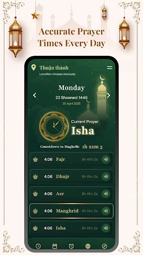 Download Prayer Time: Qibla, Azan & Dua – Jadwal Sholat Akurat - Screenshot 6