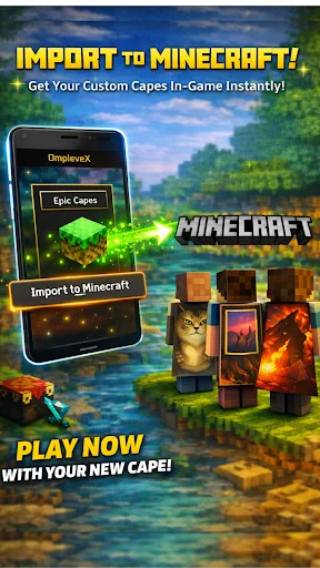 Download Custom Capes for Minecraft – Ubah Gambar Jadi Cape Keren - Screenshot 4