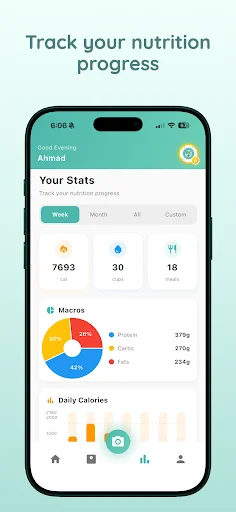 Download Tabaq AI: Pelacak Kalori & Nutrisi – Unduh Gratis - Screenshot 6