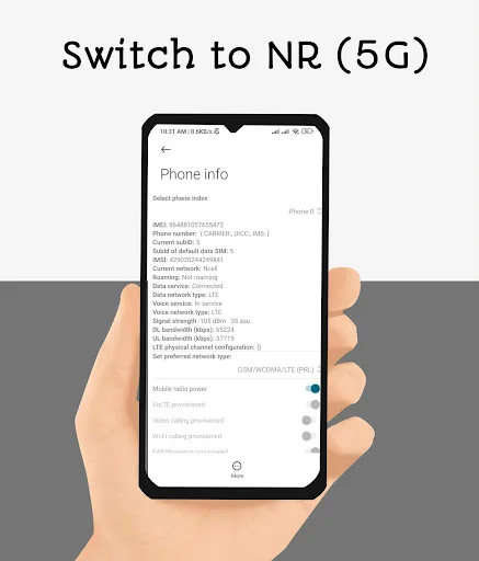 Download 5G Only Terbaru – Pengalih Mode Jaringan & Tes Kecepatan - Screenshot 3
