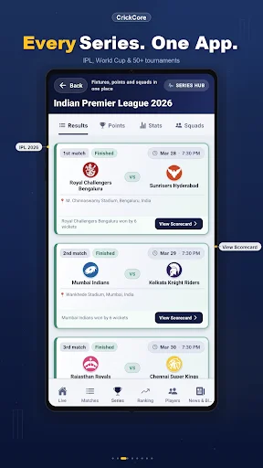 Download Live Cricket Score TV HD & IPL – Skor Kriket Tercepat - Screenshot 3