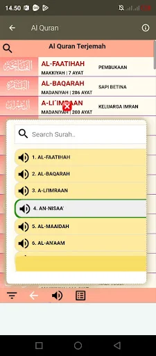 Download Tafsir Jalalain & Terjemah Terbaru – Aplikasi Islami Gratis - Screenshot 12