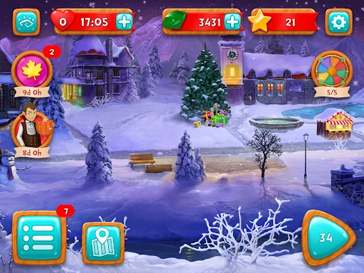 Download Christmas Mansion Terbaru – Puzzle Seru & Dekorasi Rumah - Screenshot 10