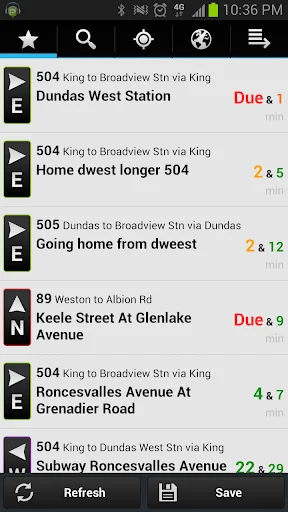 Download Transit Now Toronto Terbaru – Jadwal Bus & Trem TTC - Screenshot 1