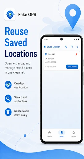 Download Fake GPS Terbaru 1.5.1 – Simulasi Lokasi Gratis - Screenshot 3