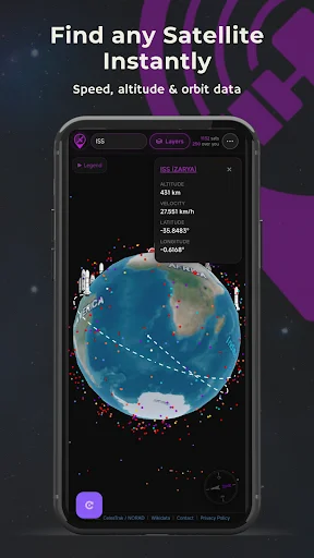 Download SatFleet Terbaru – Lacak Satelit & Roket Secara Live - Screenshot 2