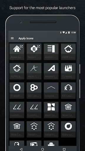 Download Murdered Out Icon Pack Terbaru – Tema Hitam Estetik - Screenshot 6