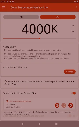 Download Color Temperature setting Lite – Atur Warna Layar Nyaman - Screenshot 8