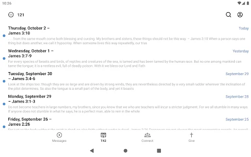 Unduh Aplikasi 121 Community Church Terbaru – Akses Pesan Gratis - Screenshot 6
