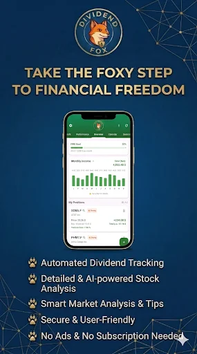 Download Dividend-Fox: Stock Tracker Terbaru – Kelola Dividen Gratis - Screenshot 2