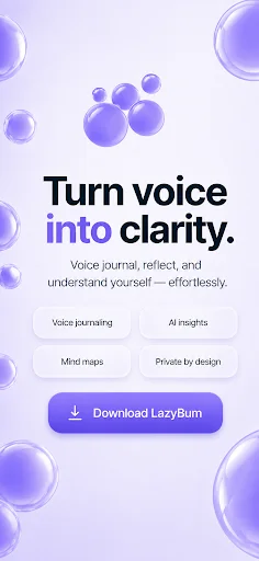 Unduh LazyBum: Voice Journal & Diary – AI Pencatat Ide Harian - Screenshot 6