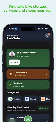 Download ParkSafe: Rute Sepeda Aman & Navigasi Terbaik Gratis - Screenshot 1