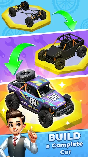 Download Chrome Garage: Idle Cars Terbaru – Modifikasi Mobil Gratis - Screenshot 2