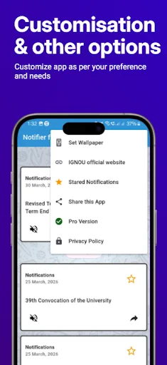 Download Notifier for IGNOU Terbaru – Update Cepat & Gratis - Screenshot 6