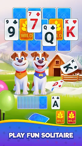 Download Tripeaks Solitaire Farm Terbaru – Game Kartu Santai - Screenshot 1