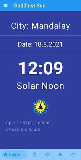 Download Buddhist Sun Terbaru – Hitung Solar Noon & Pengingat - Screenshot 7
