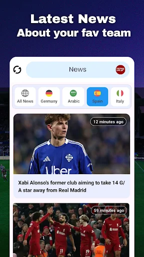 Download Live Football Today Matches – Skor & Statistik Terlengkap - Screenshot 5