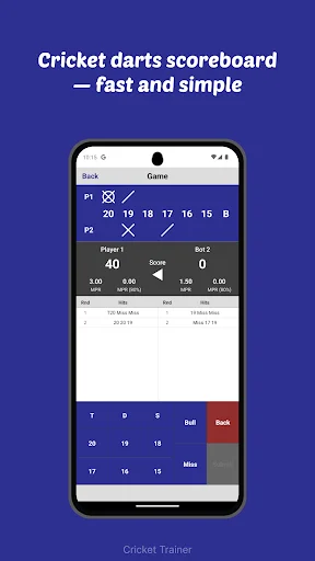 Download Cricket Trainer: Darts Game Terbaru – Latih Skill Dart - Screenshot 3