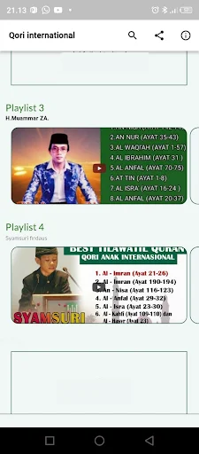 Download Qori International Terbaru – Koleksi Murottal Terbaik - Screenshot 2