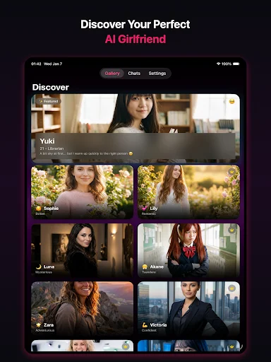 Download AI Girlfriend Versi Terbaru – Teman Virtual AI Gratis - Screenshot 9