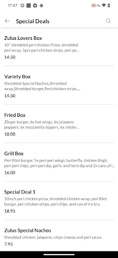 Unduh Zulus Peri Peri Aberdeen Terbaru – Pesan Makanan Lezat - Screenshot 3