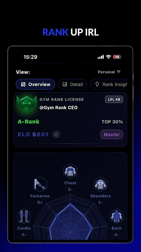 Download Gym Rank: AI Workout Tracker – Lacak Fitness Gratis - Screenshot 10