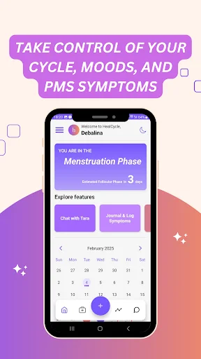 Download HealCycle: Lacak PMDD & Siklus Haid Anda Secara Akurat - Screenshot 1