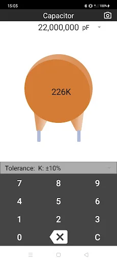 Download Read Capacitor Value Terbaru – Kalkulator Elektronik - Screenshot 5