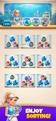 Download Fish Sorting Master:3D Puzzle Terbaru – Game Teka-teki Seru - Screenshot 22