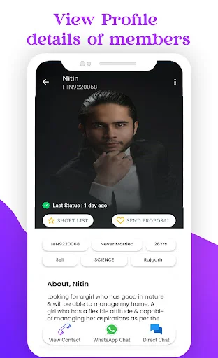 Download HumsafarLife Matrimony App Terbaru – Temukan Pasangan Hidup - Screenshot 4