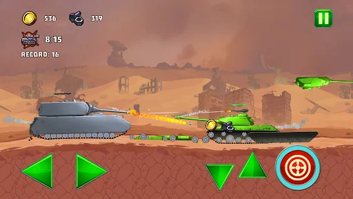 Download Tank Attack 5 | Tanks 2D Terbaru – Game Perang Seru - Screenshot 2