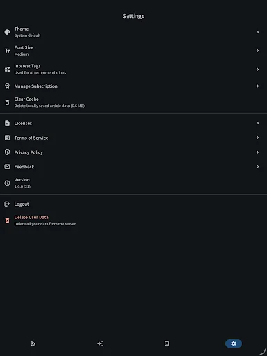 Download YomiAI RSS Reader Terbaru – Berita Pintar & Aman - Screenshot 7